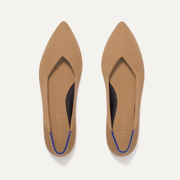 Rothy’s The Point Toe Ballet Flat Slip On Size 8 NWOB - Picture 1 of 12